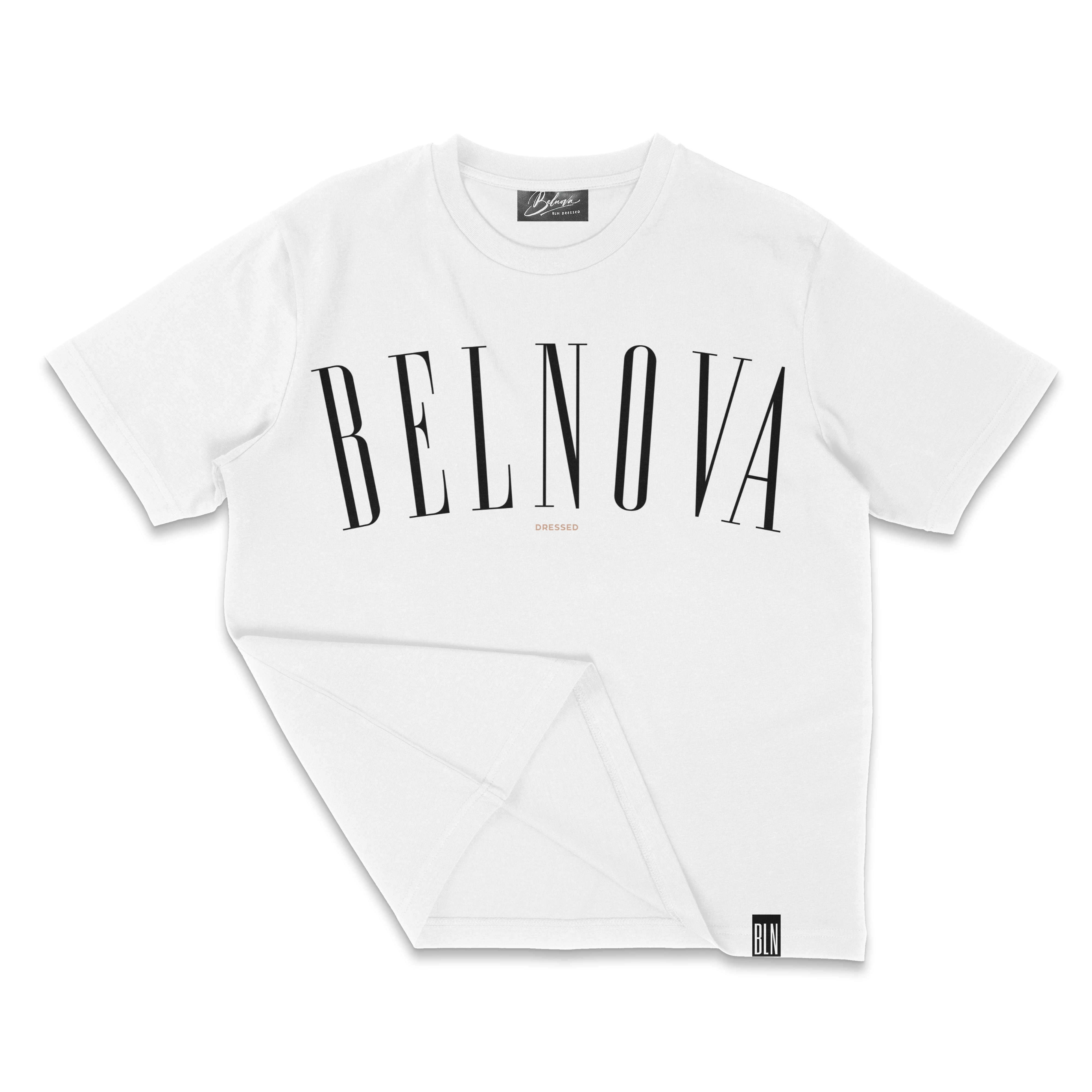 CURVE TEE WHITE ESSENTIALS
