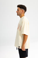 CURVE TEE CREMÉ ESSENTIALS
